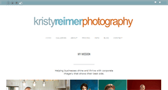 Desktop Screenshot of kristyreimer.com